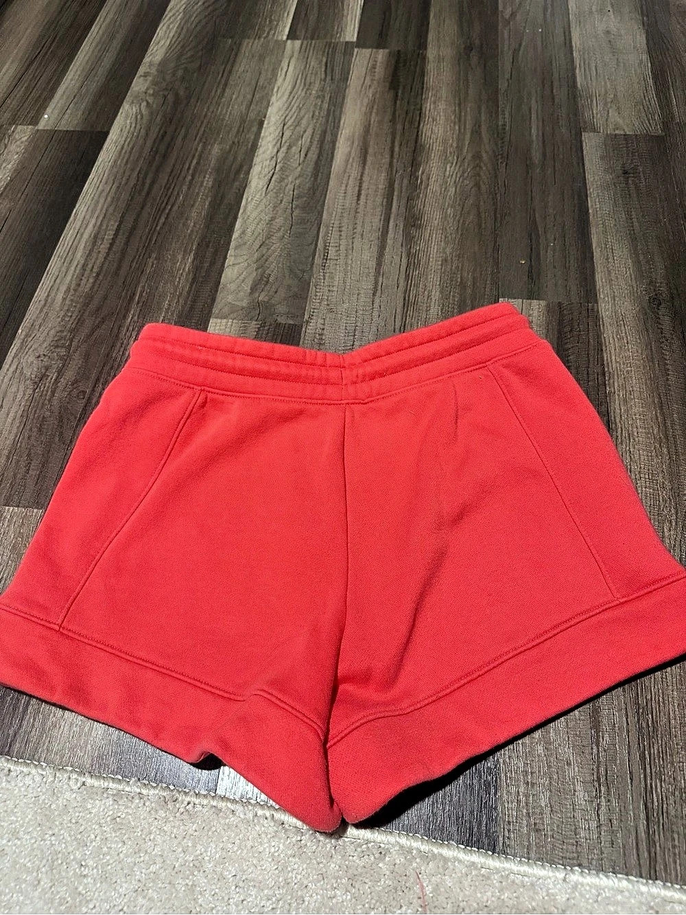 DSG Women's Sport Fleece Shorts Red Athletic Shorts